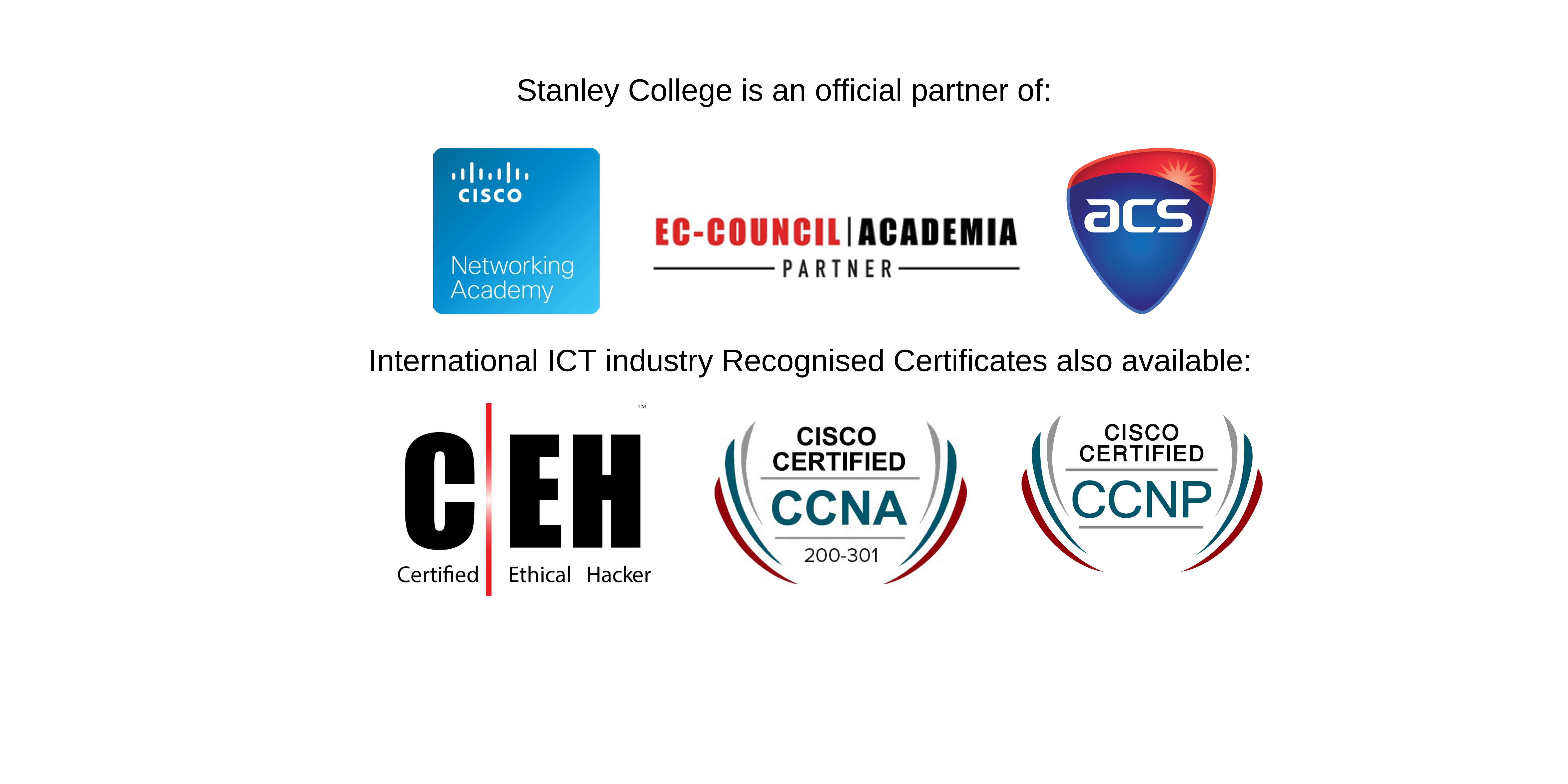 Stanley College ICT partners logo